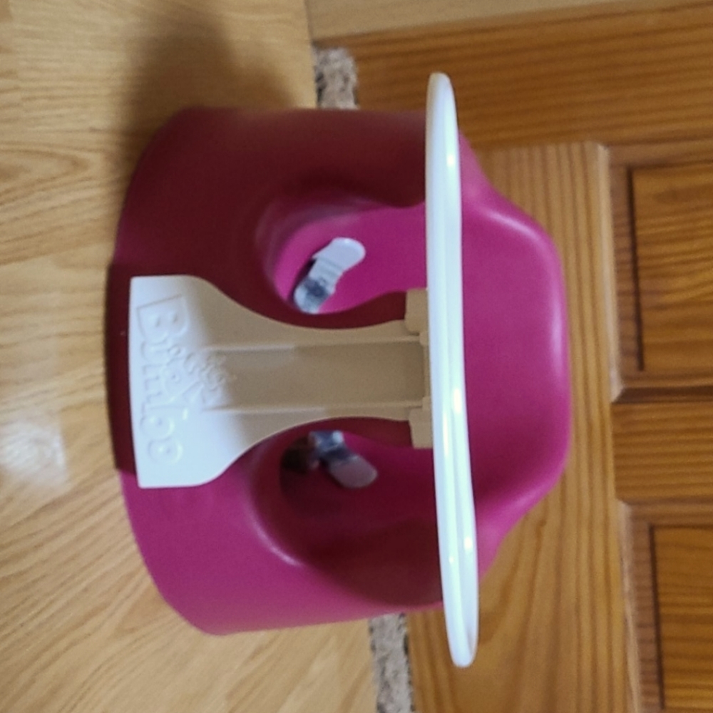 Pink Bumbo Seat with Tray